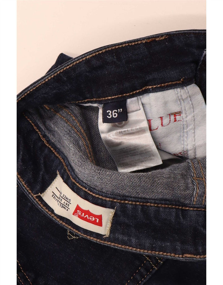 Levi's Herren Slim Jeans W36 L28 Marineblau Baumwolle