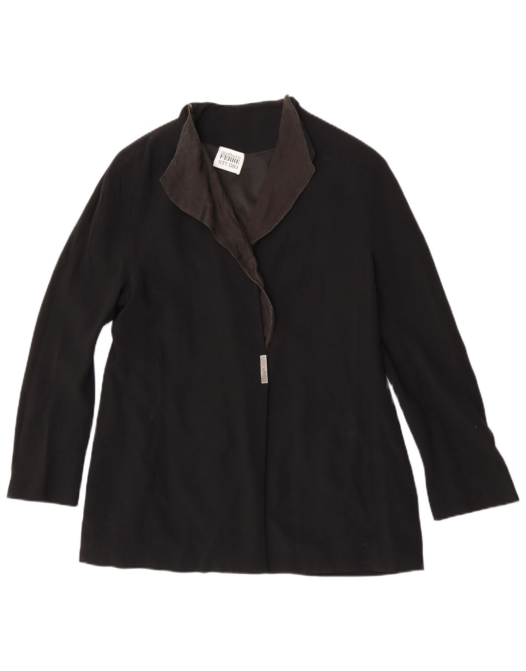 Gianfranco Ferre Damen Blazer Jacke UK 16 Large Schwarz