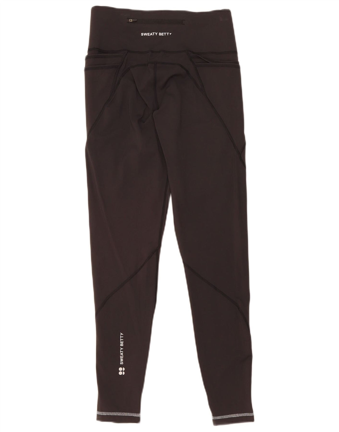 Sweaty Betty Damen Leggings UK 12 Medium Schwarz Polyamid