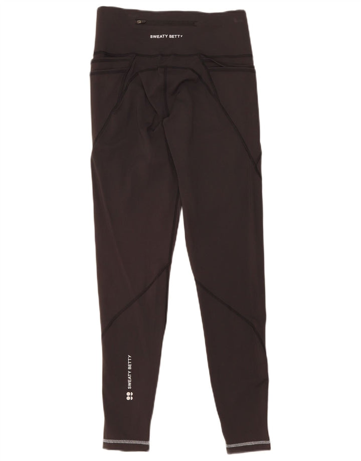 Sweaty Betty Damen Leggings UK 12 Medium Schwarz Polyamid