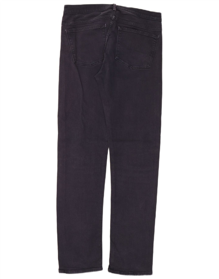 Reiss Herren Straight Jeans W32 L33 Marineblaue Baumwolle