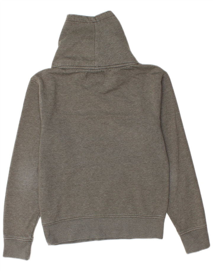 Jack & Jones Herren-Sweatshirt mit grafischem Muster, Größe S, grau meliert, Baumwolle
