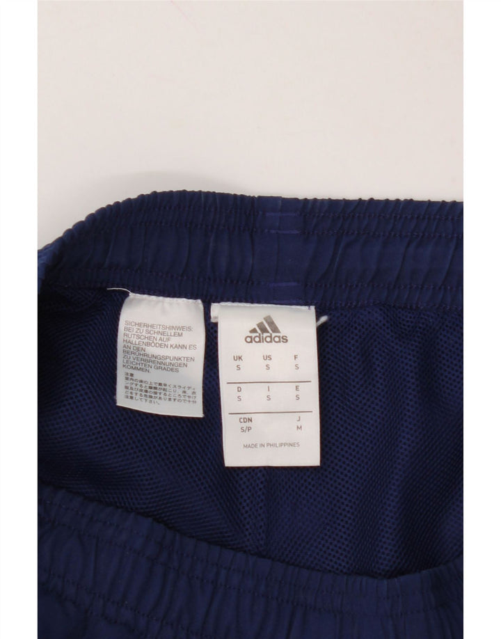 ADIDAS Mens Tracksuit Trousers Small  Navy Blue Vintage Adidas and Second-Hand Adidas from Messina Hembry 