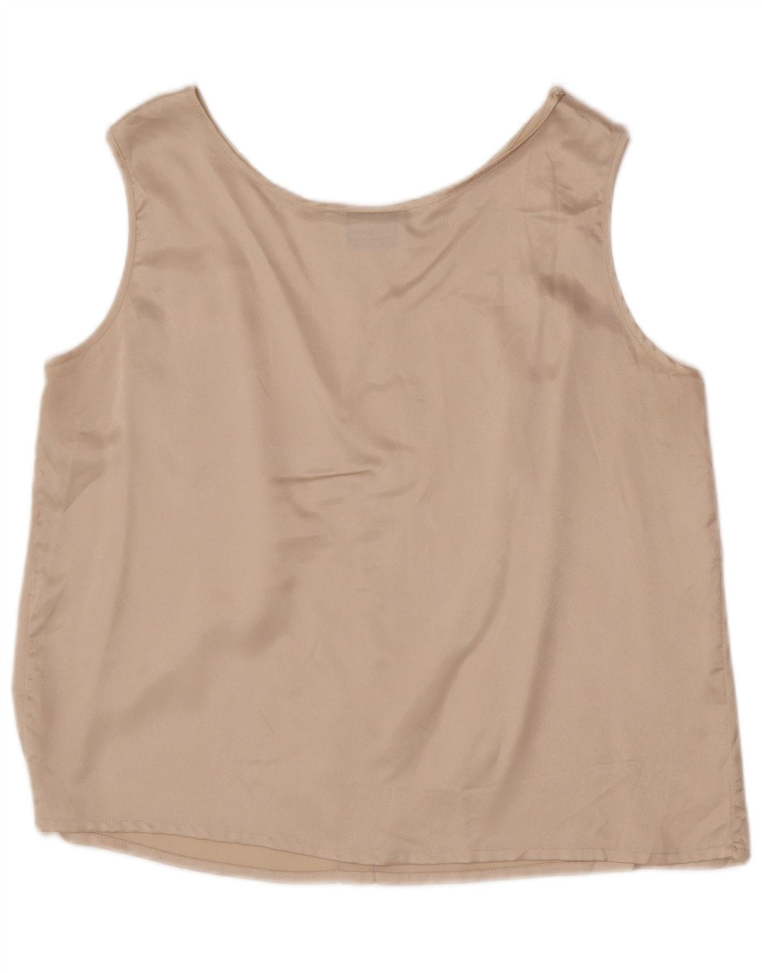 Luisa Spagnoli Damen Crop Vest Top IT 42 2XL Beige Polyester