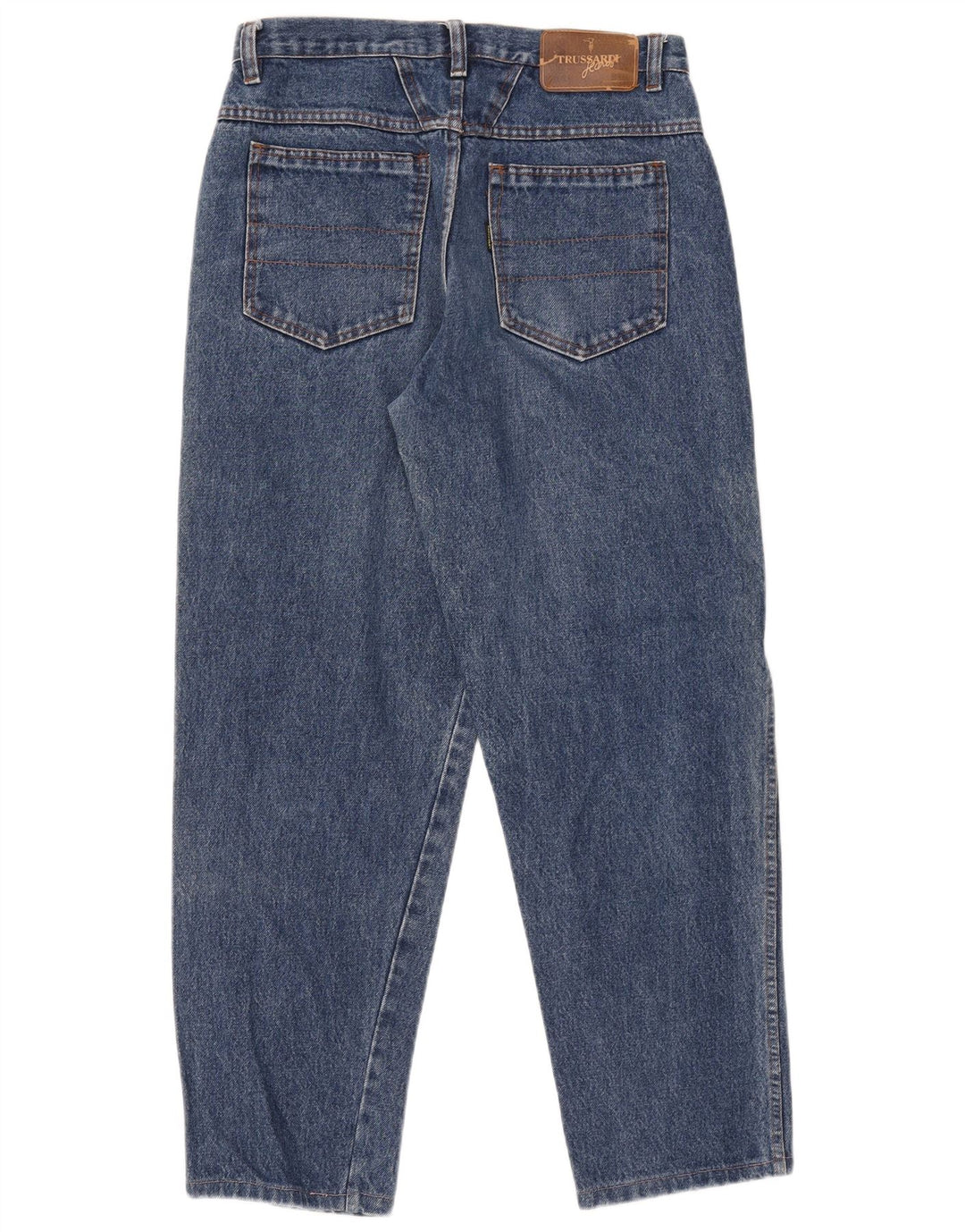 Trussardi Damen Tapered Jeans W30 L29 Blau