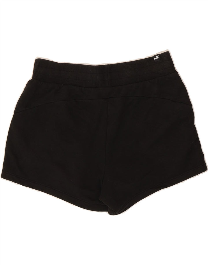 PUMA Womens Sport Shorts UK 14 Medium  Black Cotton Vintage Puma and Second-Hand Puma from Messina Hembry 