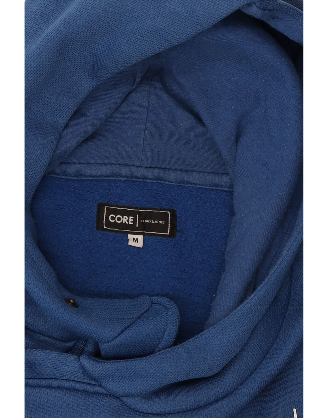 Jack & Jones Herren Core Graphic Kapuzenpullover Mittelblaues Polyester
