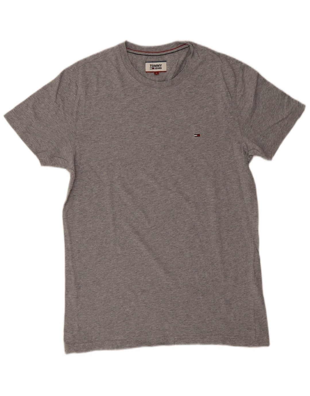 Tommy Hilfiger Herren T-Shirt Top Small Grau Baumwolle