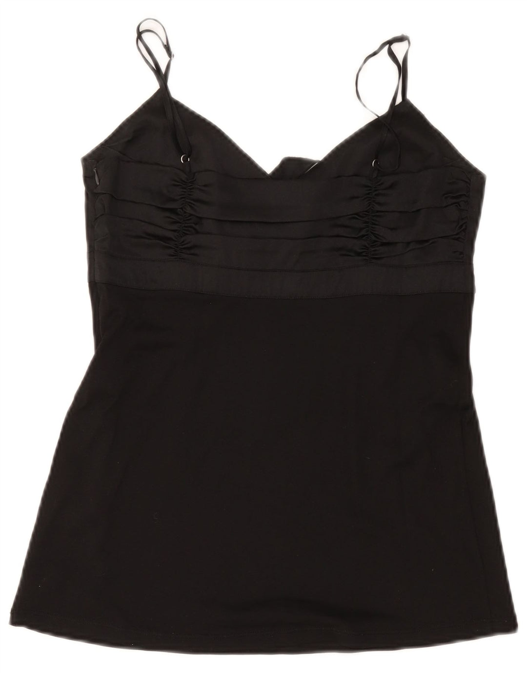 Max & Co. Damen Crop Cami Top UK 12 Mittelschwarze Seide