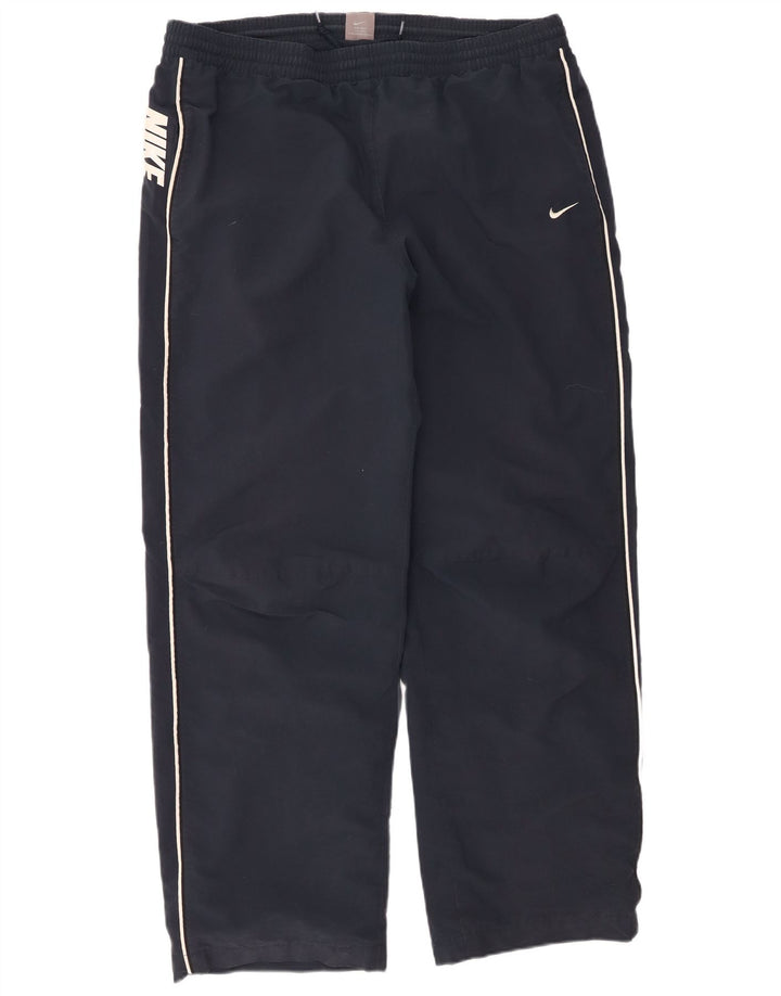 Nike Herren-Trainingshose mit Grafik, groß, marineblaues Polyester