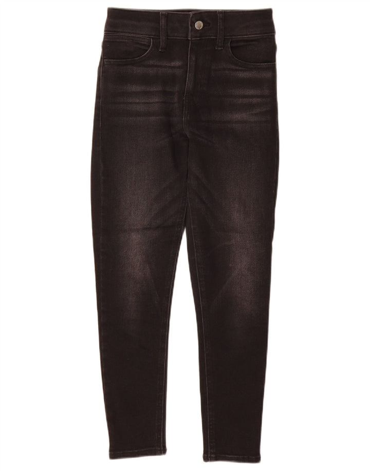 Topshop Damen Skinny Jeans W26 L25 Schwarz