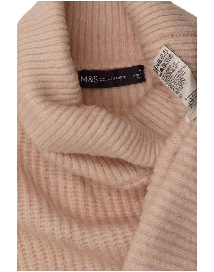 MARKS & SPENCER Rollkragenpullover für Damen, Gr. 14, Mittelrosa