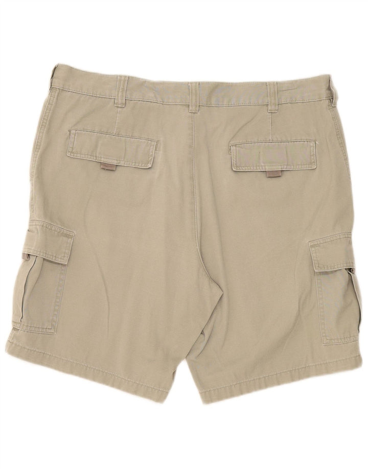 Jeanagers Herren Cargo-Shorts W38 XL Khaki Baumwolle