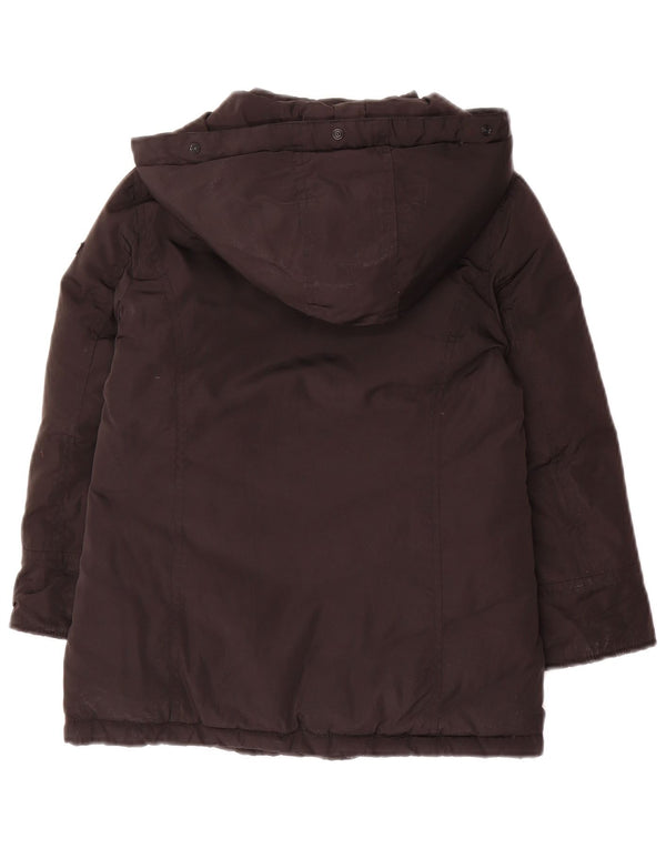 Woolrich Wattierte Mädchenjacke mit Kapuze, 5–6 Jahre, Schwarz