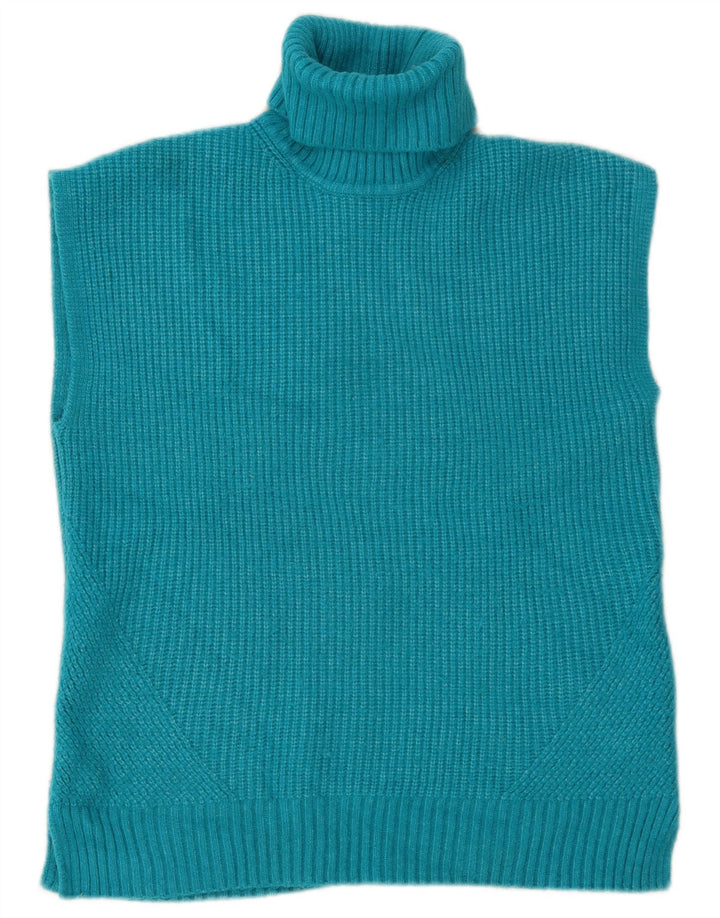 Marks & Spencer Damen Weste Tank Top UK 16 Large Blau Polyamid