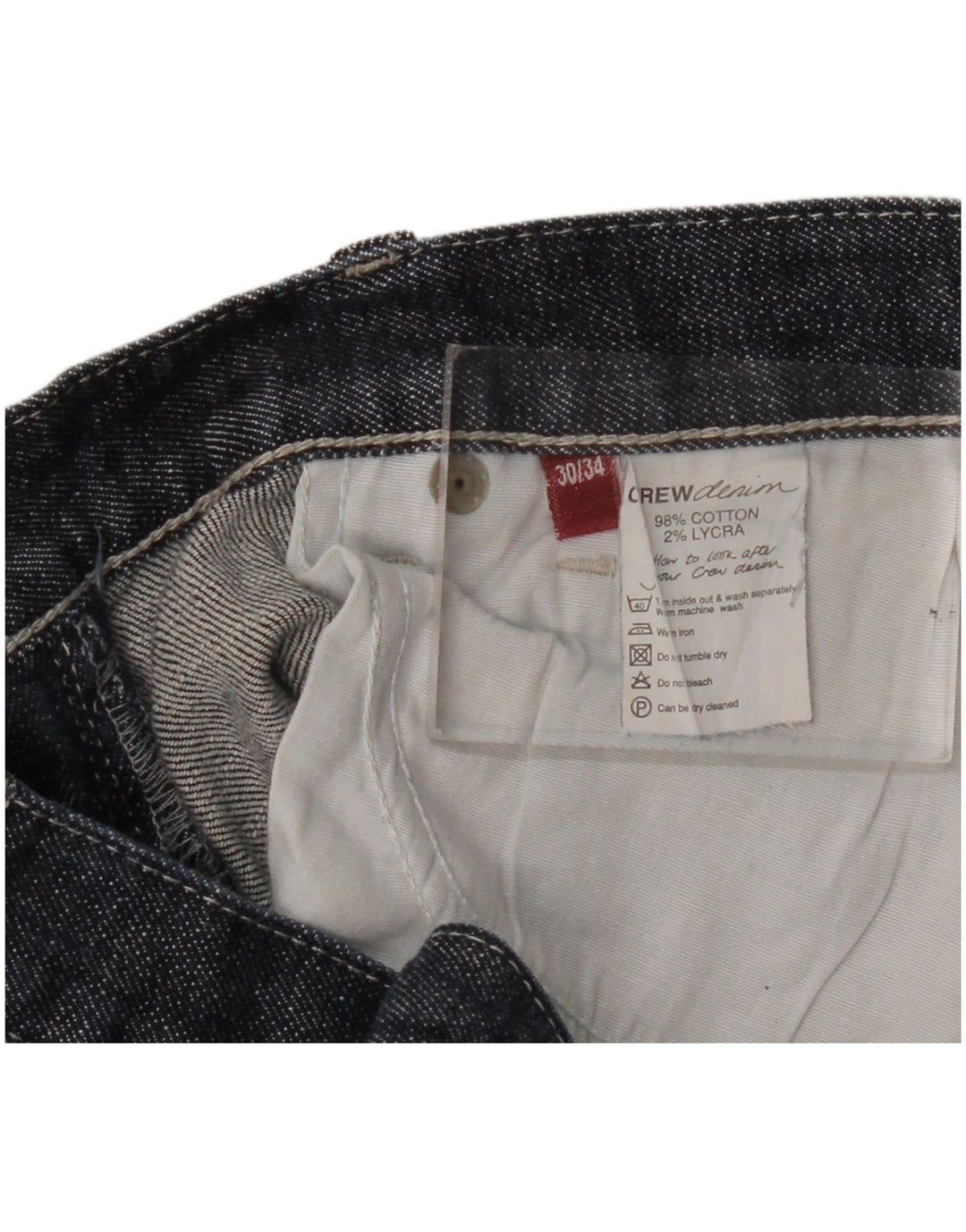 Crew Clothing Damen Bootcut-Jeans W30 L34 Marineblaue Baumwolle