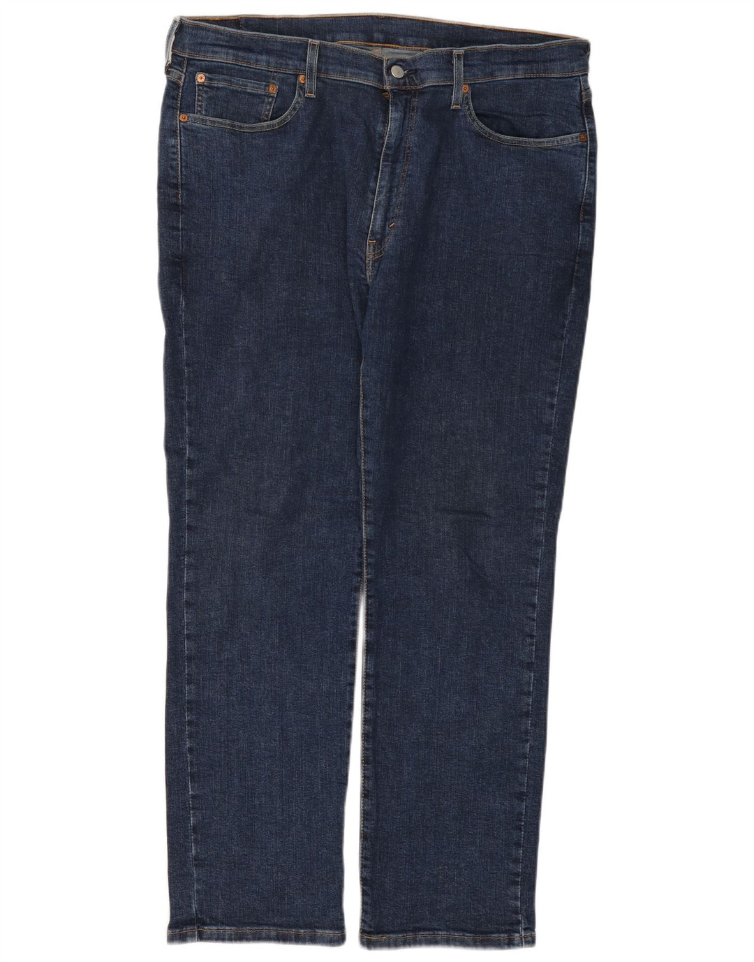 Levi's Herren Straight Jeans W38 L30 Blaue Baumwolle