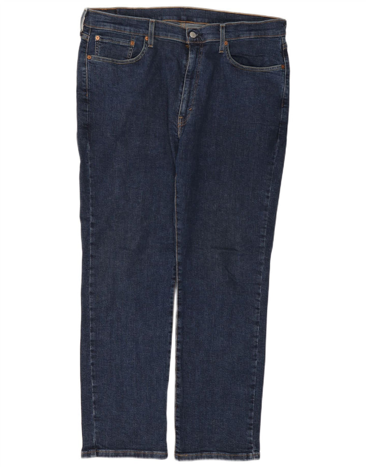 Levi's Herren Straight Jeans W38 L30 Blaue Baumwolle