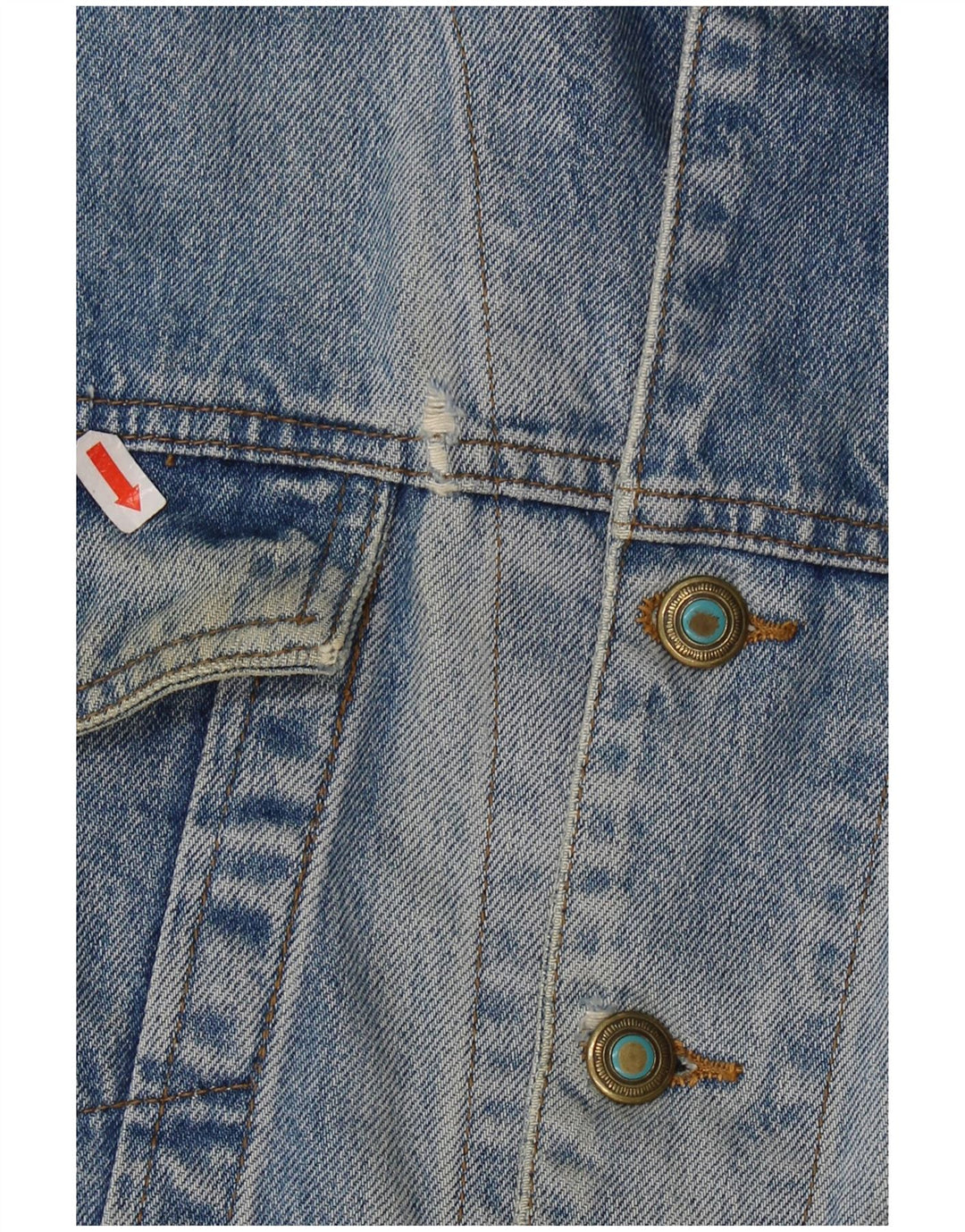 JEP'S Damen-Jeansjacke in Übergröße, UK 10, Größe S, blau, Baumwolle