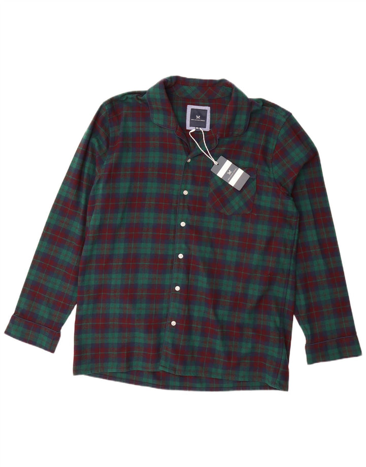 Crew Clothing Herren-Flanellhemd XL, mehrfarbig, kariert, Baumwolle