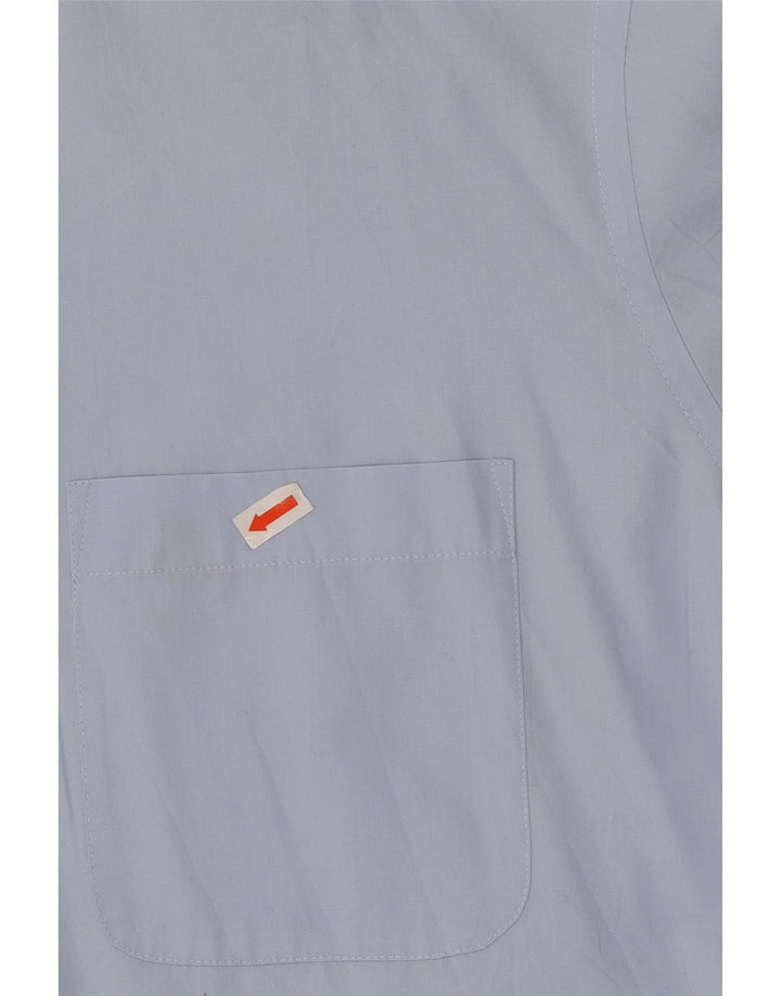 IZOD Herrenhemd, Größe 17 1/2 XL, blaue Baumwolle