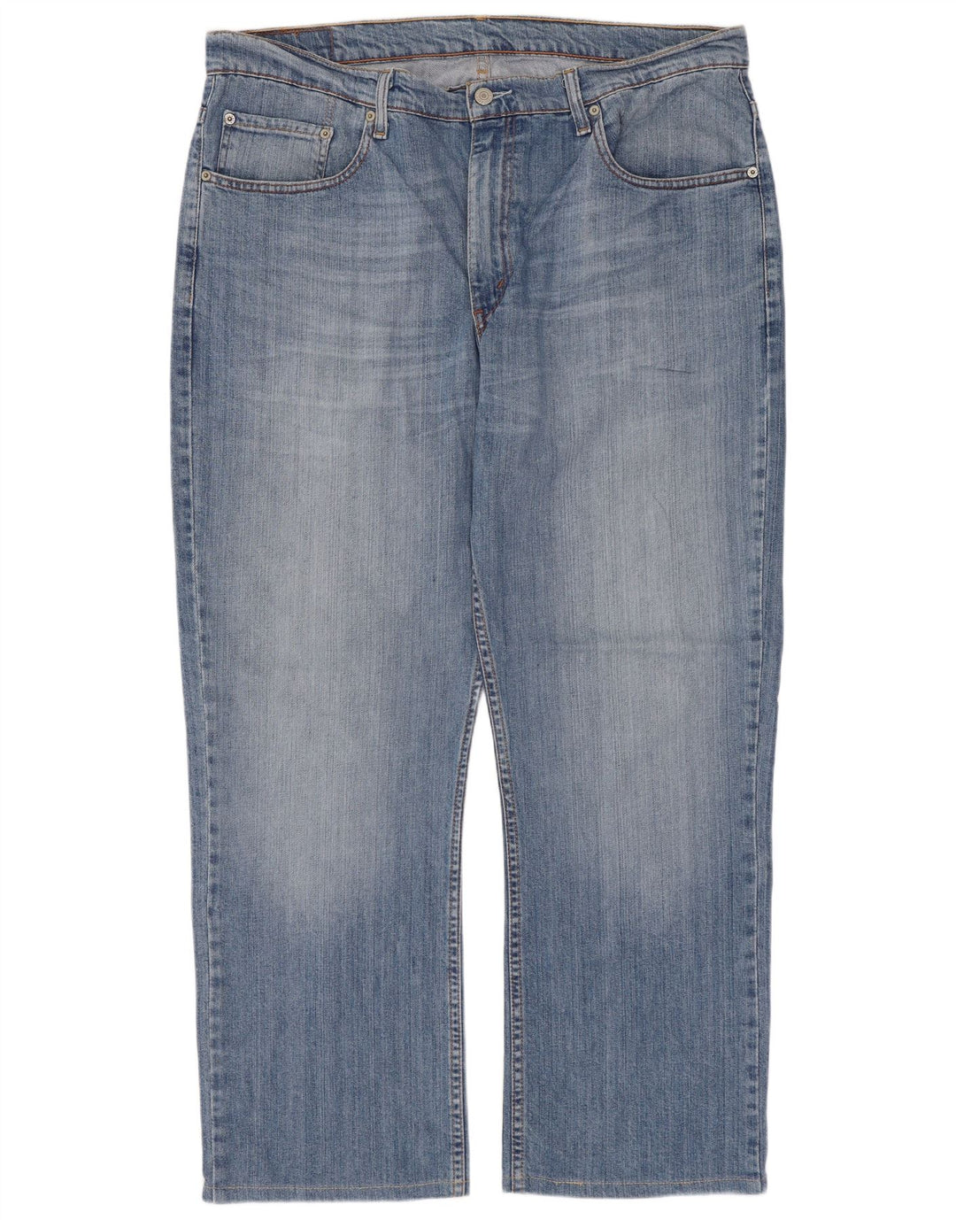 Levi's Herren 752 Straight Jeans W38 L29 Blaue Baumwolle