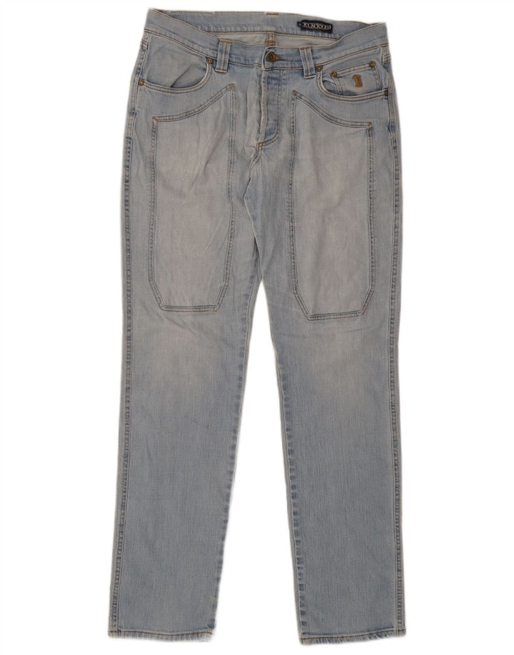 Jeckerson Herren Straight Jeans W36 L32 Blaue Baumwolle