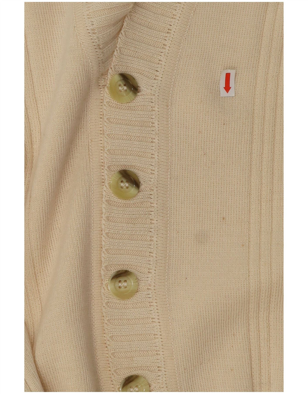 Wubken Damen Strickjacke Pullover EU 48 2XL Off White Polyacryl