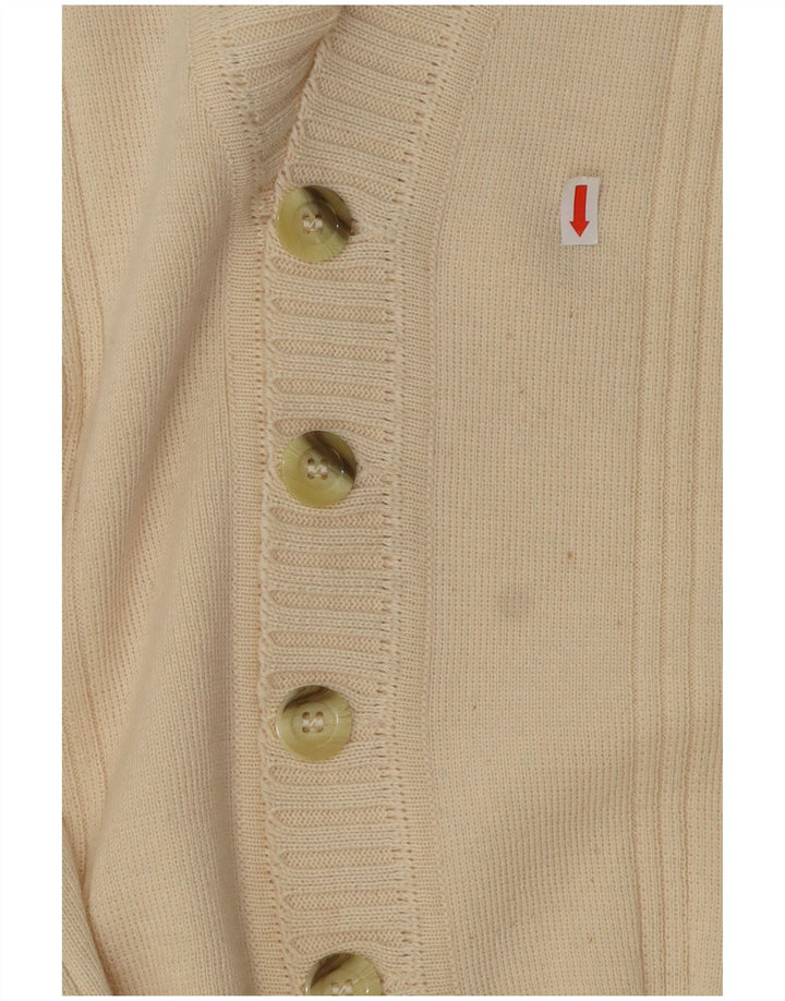 Wubken Damen Strickjacke Pullover EU 48 2XL Off White Polyacryl