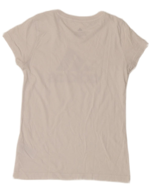 Adidas Mädchen Grafik T-Shirt Top 13–14 Jahre weiße Baumwolle