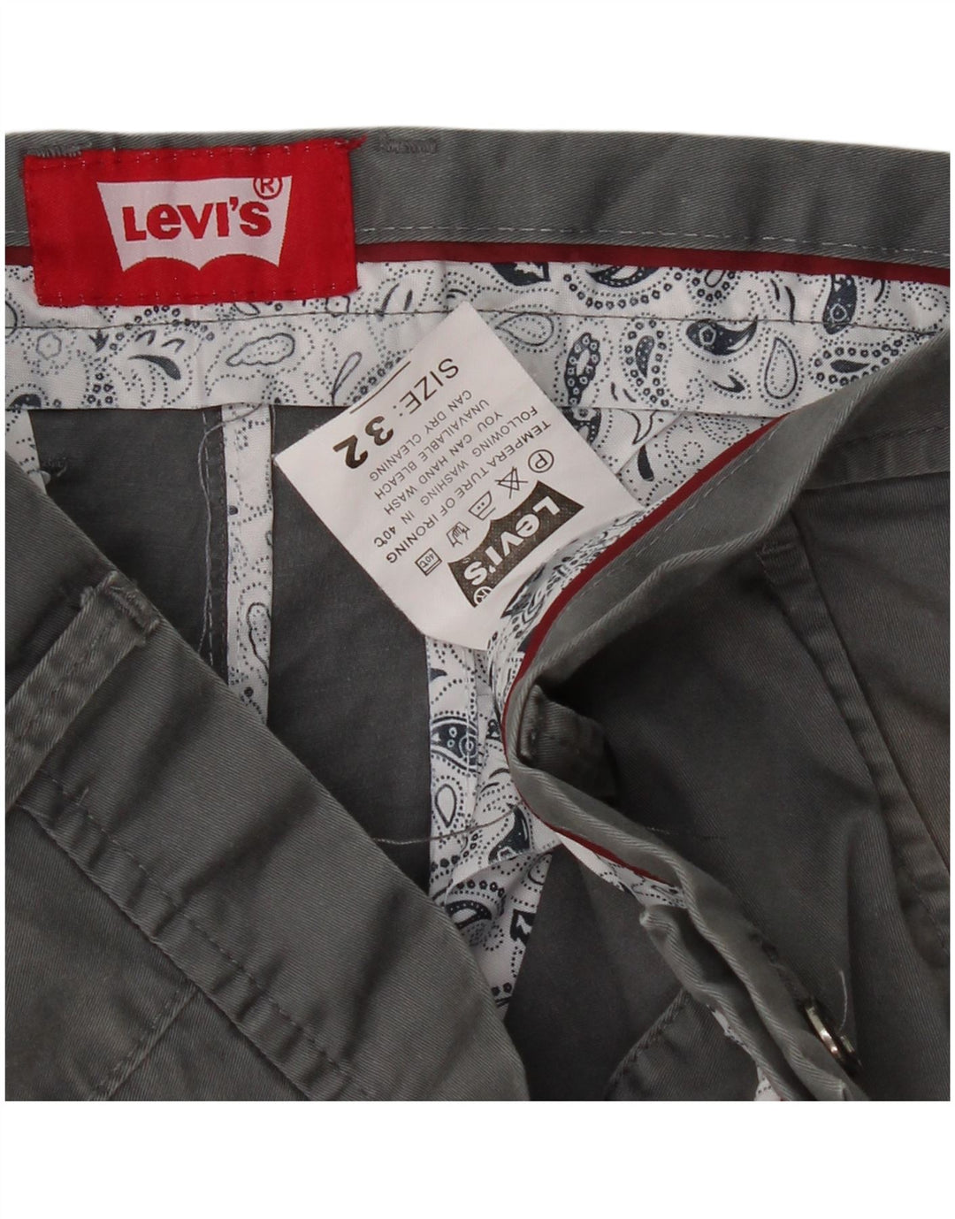 Levi's Slim Chino-Hose für Herren, W32, L30, Grau