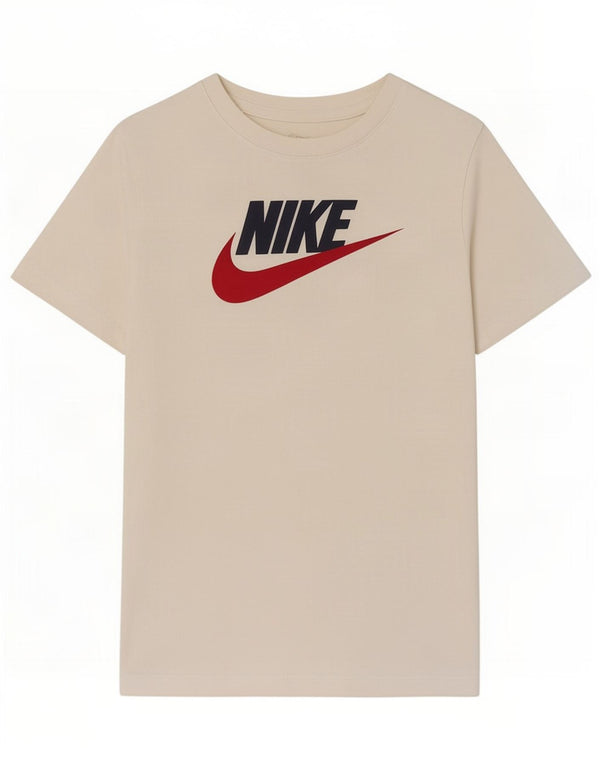 Nike T-Shirt mit Grafik für Jungen, 12–13 Jahre, Größe L, Beige, Baumwolle