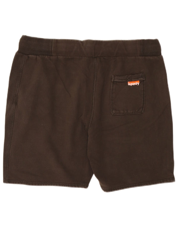 Superdry Herren-Sportshorts XL aus brauner Baumwolle