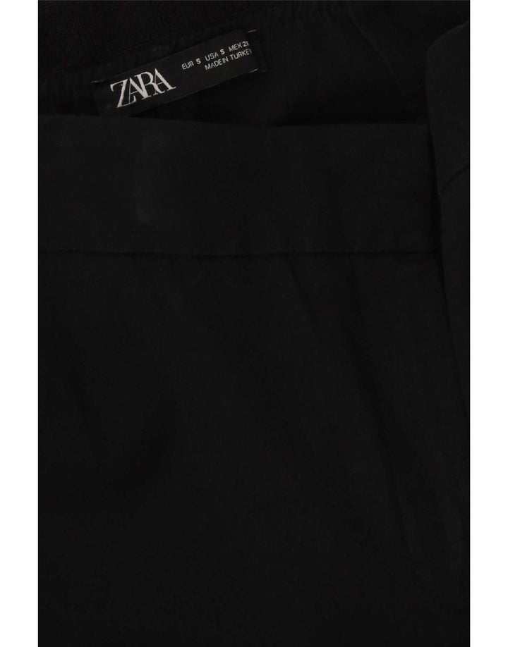 Zara Slim Chino-Hose für Damen, Größe S, W26, L27, Schwarz
