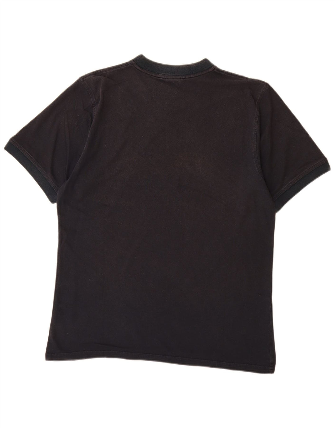 NIKE Herren T-Shirt Top UK 42/44 Große marineblaue Baumwolle