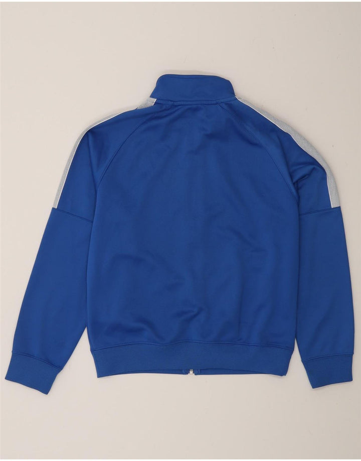Nike Jungen-Trainingsanzugoberteil mit Grafik, 12–13 Jahre, Größe L, Blau, Farbblock