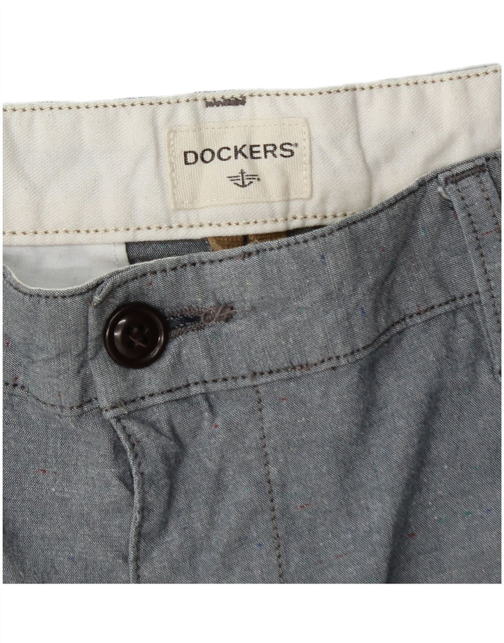 Dockers Herren Chinoshorts W32 mittelgraue Baumwolle
