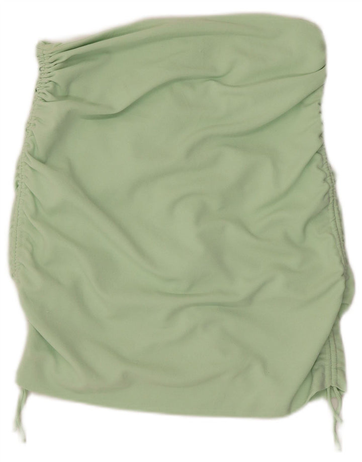 Gerader Rock für Damen von Zara, Größe L, W30, Grün