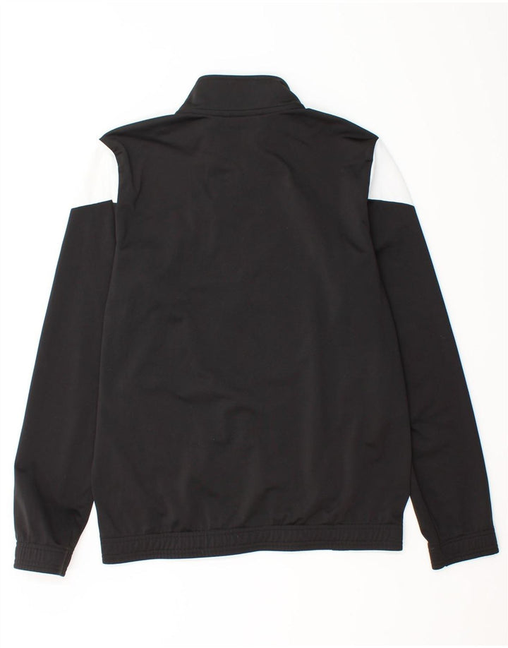 PUMA Herren-Trainingsanzug, Oberteil, Jacke, Größe S, Schwarz, Farbblock-Polyester