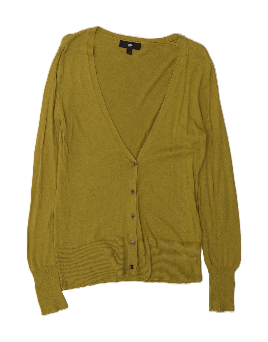 MOSSIMO Womens Cardigan Sweater UK 14 Medium Green Nylon Vintage Mossimo and Second-Hand Mossimo from Messina Hembry 