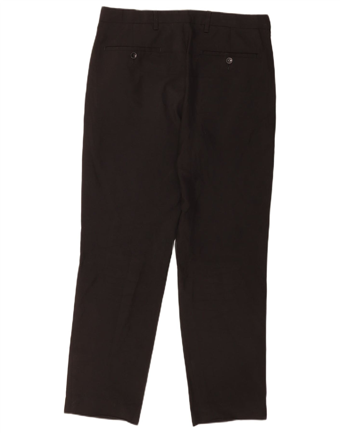 Marks & Spencer Herren-Chinohose mit normaler Passform, W32, L31, schwarzes Polyester