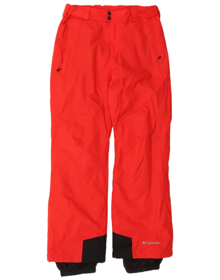 Columbia Herren Omni-Shield Skihose Mittelrotes Colourblock-Nylon