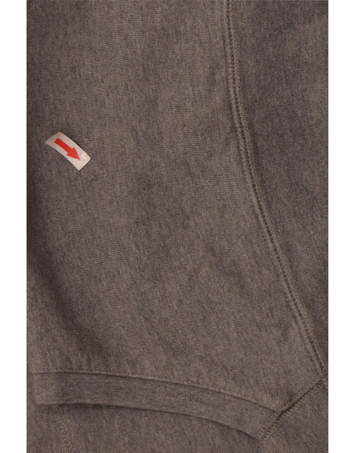 Guess Herren-Kapuzenpullover mit Grafik, mittelgraue Baumwolle