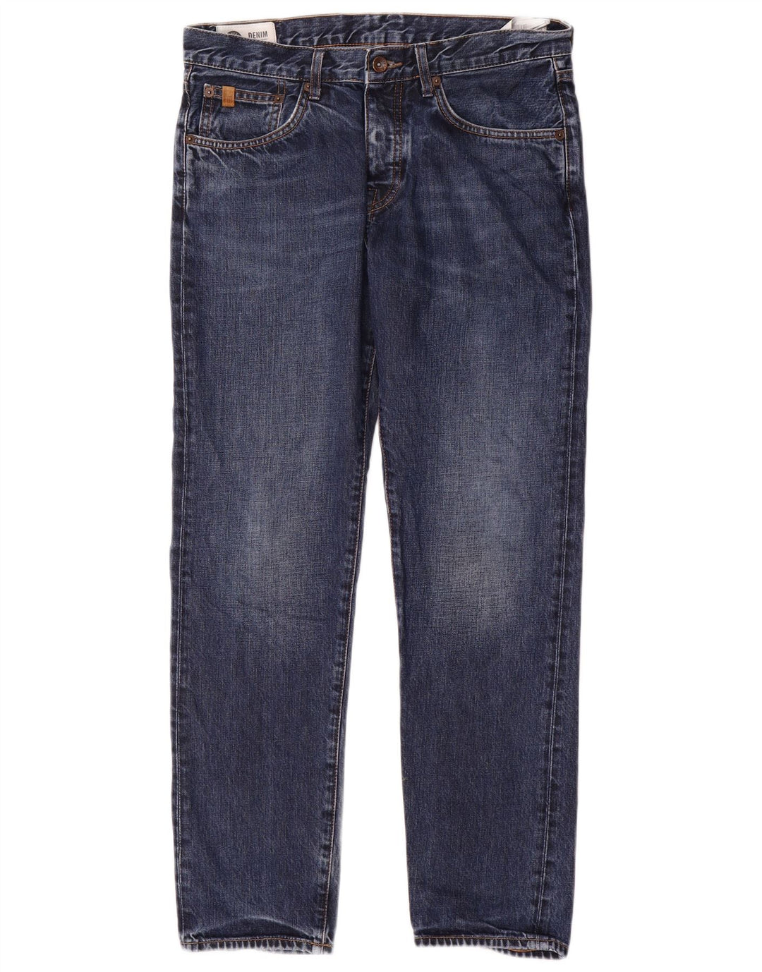 Ben Sherman Herren Slim Jeans W30 L30 Blaue Baumwolle