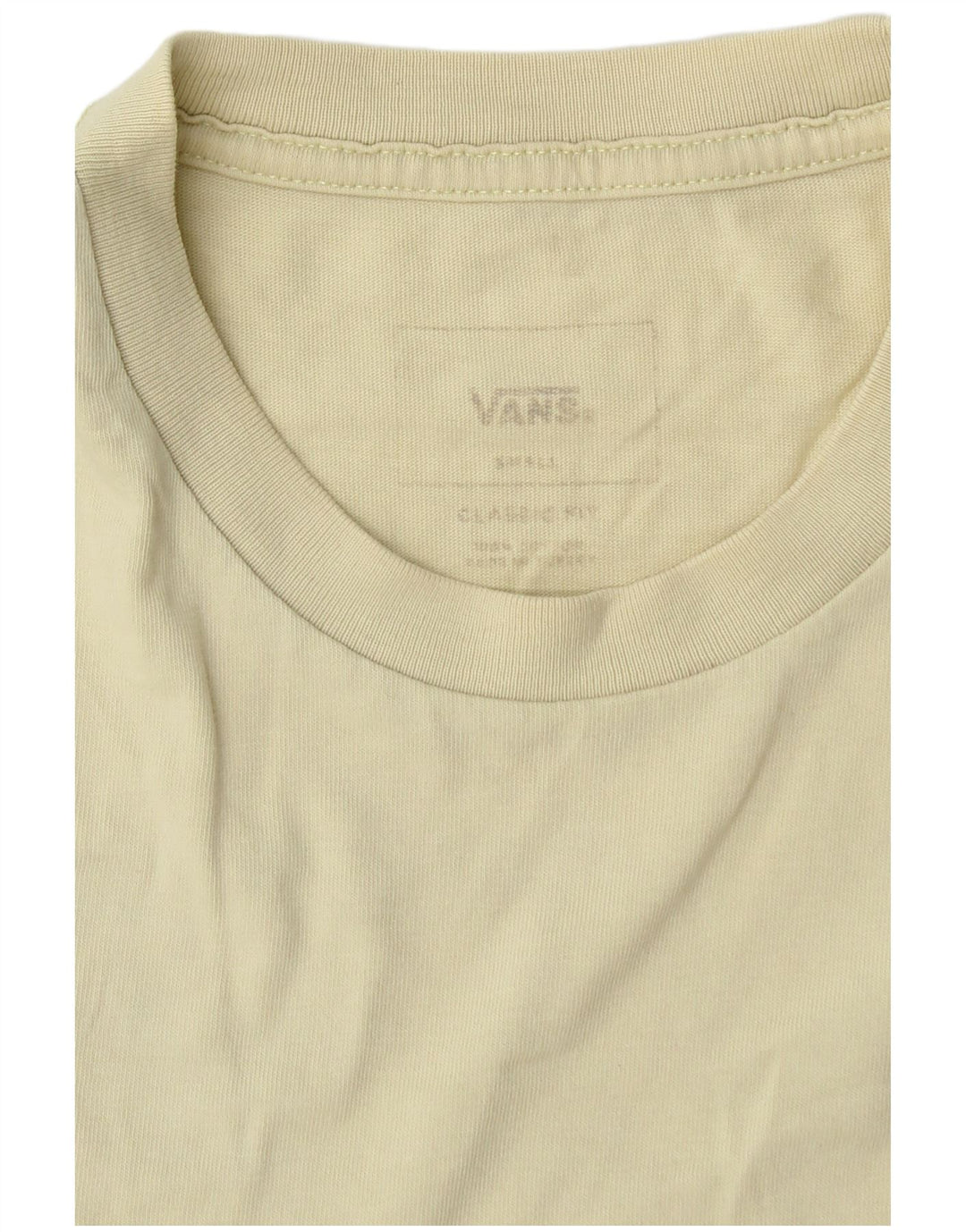 Vans Herren-T-Shirt mit klassischer Passform, Grafik, Größe S, Gelb