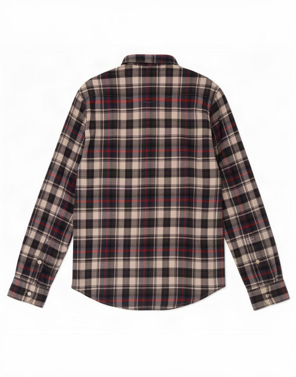 Lee Mens Flannel Shirt Small Multicoloured Check Cotton