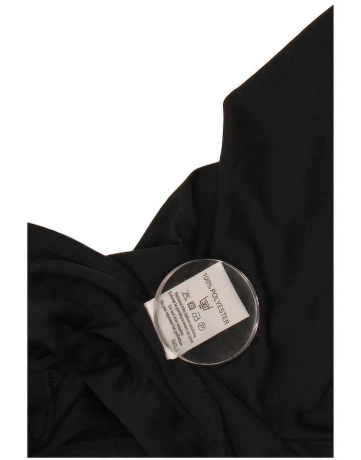 Vintage Damen Etuikleid IT 42 Mittelschwarzes Polyester