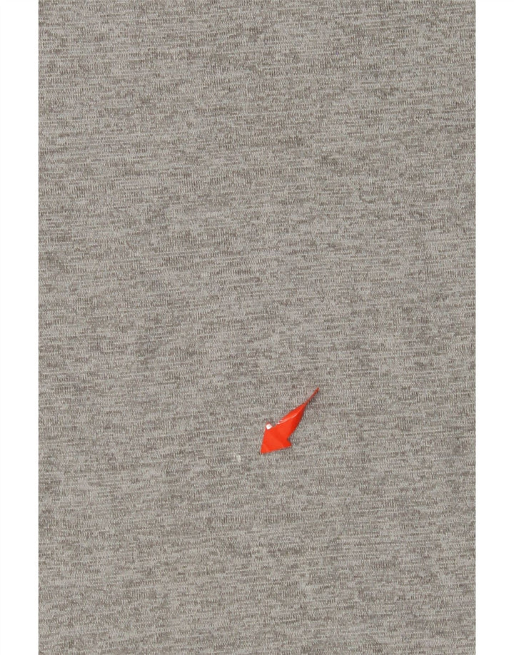 ADIDAS Herren Climalite T-Shirt Top Large Grau meliert