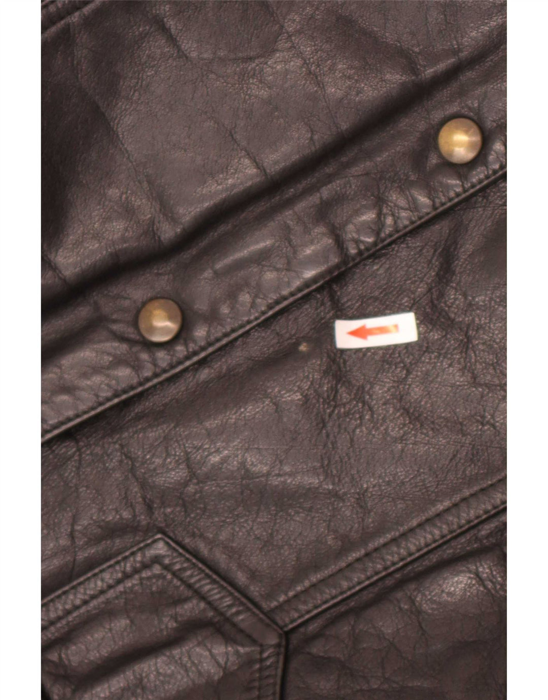 Vintage Herren Lederjacke UK 40 Large Schwarz