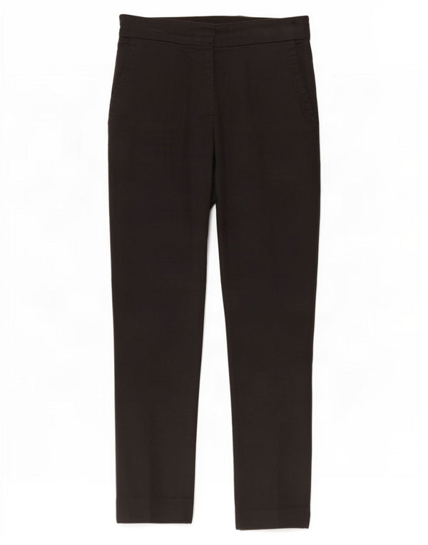 Gerade Chino-Hose für Damen von Zara, Größe S, W27, L27, Schwarz, Baumwolle